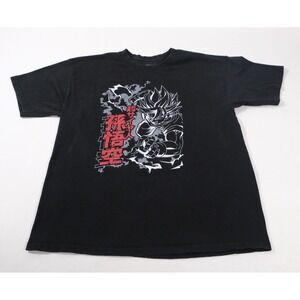 Dragon Ball Z T Shirt Mens‎ XL Black Goku Graphic Tee Short Sleeve Anime Cotton